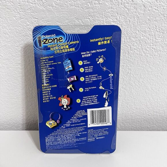 Polaroid I-Zone Instant Pocket Camera + Film 18 Photos 1998 UNTESTED & EXPIRED - Picture 11 of 16